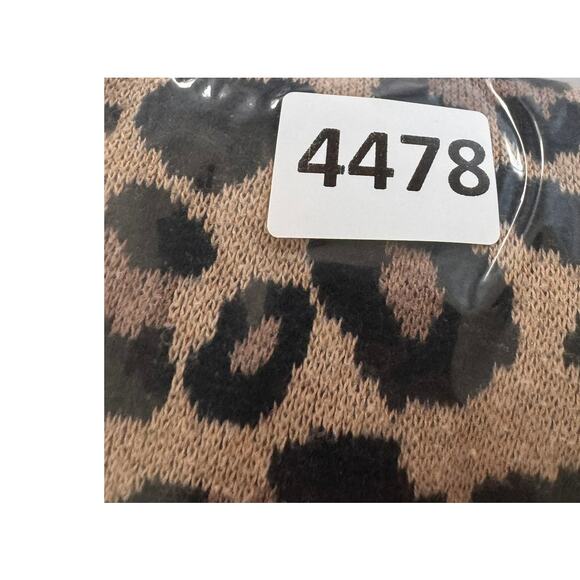 Ava & Viv Sweater 1X Brown Black Cheetah Leopard Print Crewneck - Picture 8 of 8